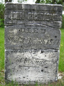 John Richmond gravestone