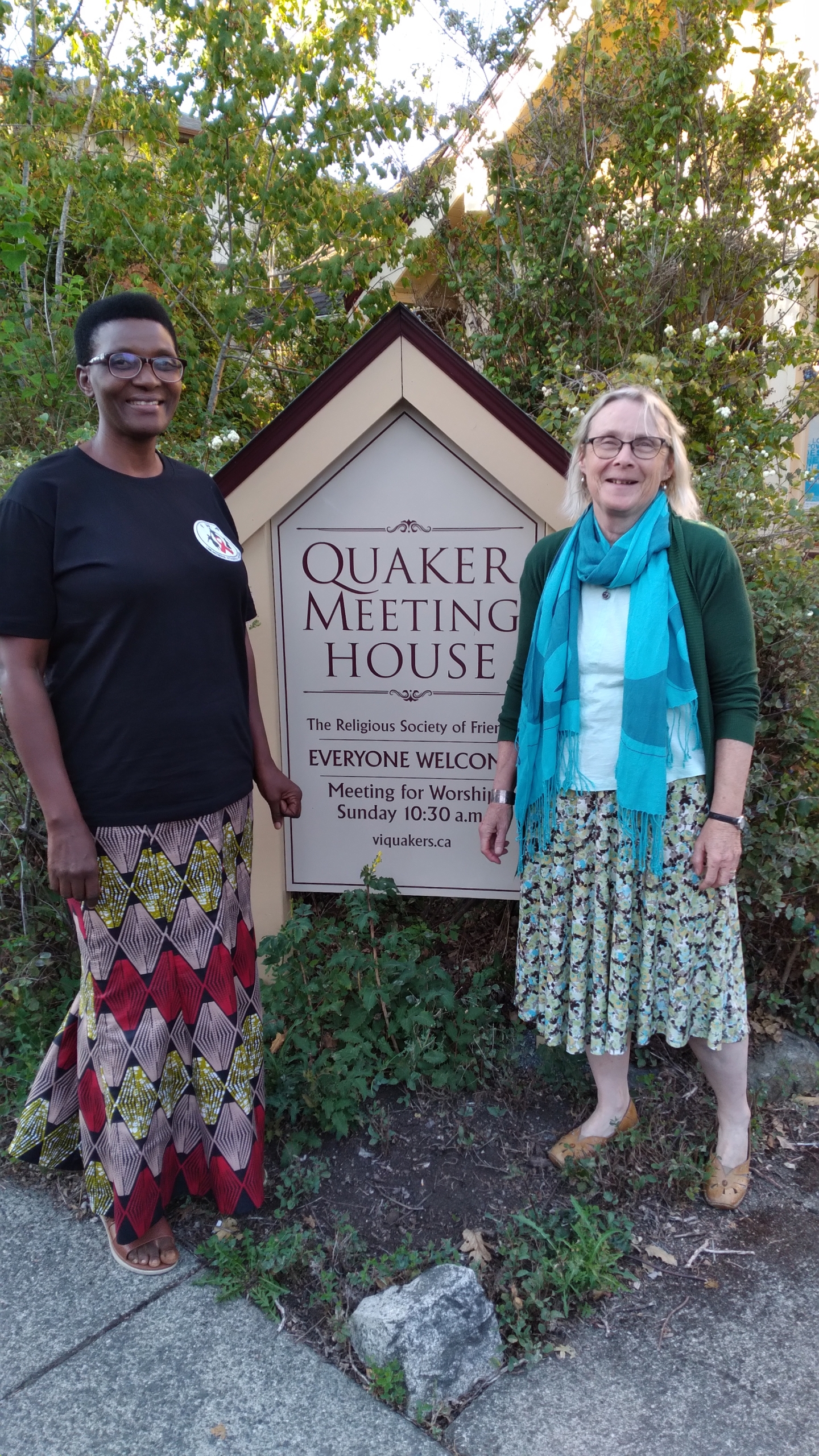Janimi Sign Around the Family - Vancouver Island Monthly Meeting | Quakers In Canada
